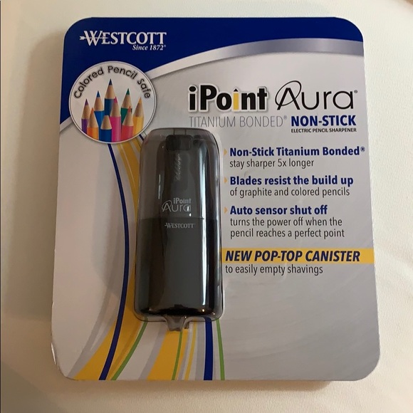 Westcott Office Automatic Pencil Sharpener Westport Ipoint Aura Non
